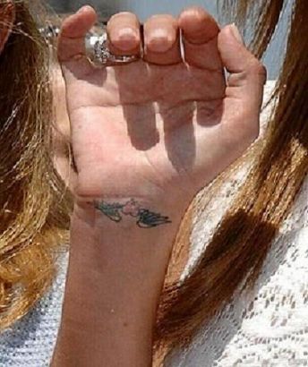 Nicky Hilton Close-up Wrist Tattoo